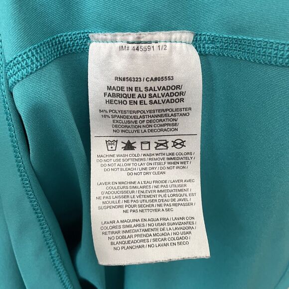 Nike Pro Dri-Fit Graphic Logo Tank Top Womens M Blue Workout Athletic Gym Swoosh - Picture 5 of 5